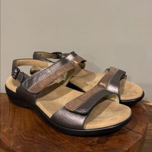SAS Metallic Bronze Sandals
